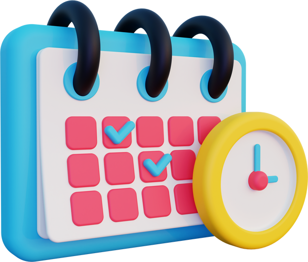 3d agenda icon